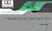 کارگاه طرح های توسعه ای در آموزش پزشکی برگزار می شود